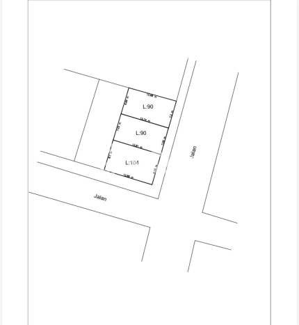 Lahan untuk Dijual di Cinere Depok Luas 90m2 Lahan untuk Dijual di Cinere Depok Luas 90m2