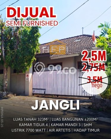 Rumah Minimalis 4 KT di Jangli Semarang Semi Furnished Rumah Minimalis 4 KT di Jangli Semarang Semi Furnished
