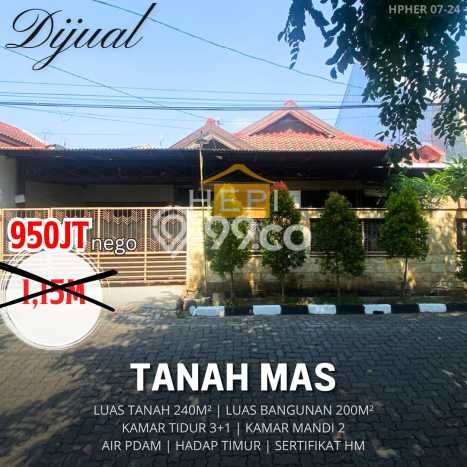 Rumah Minimalis 3 Kamar LT 240m2 di Tanah Mas Rumah Minimalis 3 Kamar LT 240m2 di Tanah Mas