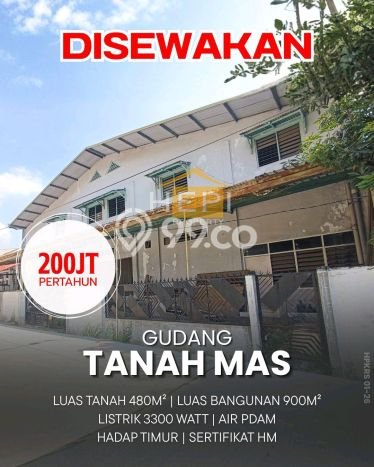 Unit Gudang Disewakan di Tanah Mas di Area Ramai & Strategis Unit Gudang Disewakan di Tanah Mas di Area Ramai & Strategis