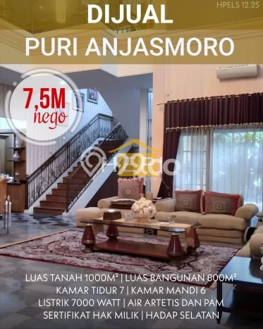 Hunian Elit LB 800m2 Siap Huni Desain Elegan di Puri Anjasmoro, Semarang Hunian Elit LB 800m2 Siap Huni Desain Elegan di Puri Anjasmoro, Semarang
