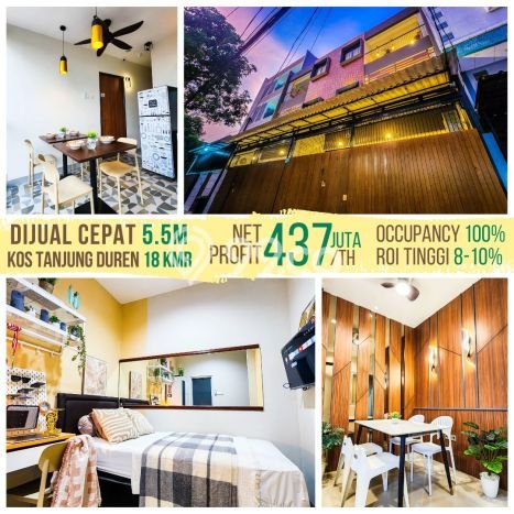 Unit Kost Dijual di Jakarta Barat Spesifikasi 18 Kamar Tidur dan Kawasan Ramai Unit Kost Dijual di Jakarta Barat Spesifikasi 18 Kamar Tidur dan Kawasan Ramai