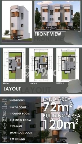 Jual Rumah Bagus Siap Huni LB 120m2 di Cipayung, Jakarta Timur Jual Rumah Bagus Siap Huni LB 120m2 di Cipayung, Jakarta Timur