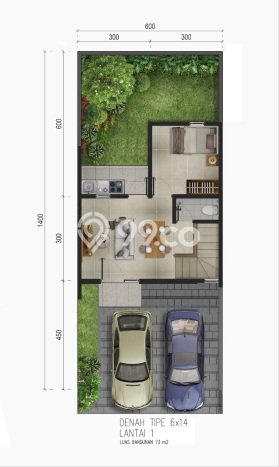 Rumah Modern Cantik 2 Kamar Siap Huni di Tamalanrea Rumah Modern Cantik 2 Kamar Siap Huni di Tamalanrea