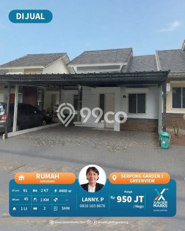 Rumah Modern Minimalis 2 Kamar Siap Huni di Cisauk Rumah Modern Minimalis 2 Kamar Siap Huni di Cisauk
