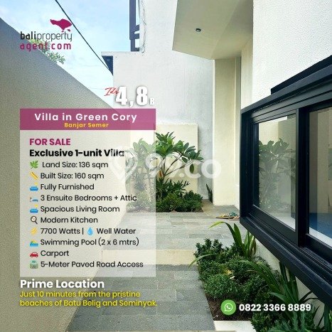 FOR SALE! Vila Kawasan , Area 136m2m², Lokasi Strategis FOR SALE! Vila Kawasan , Area 136m2m², Lokasi Strategis
