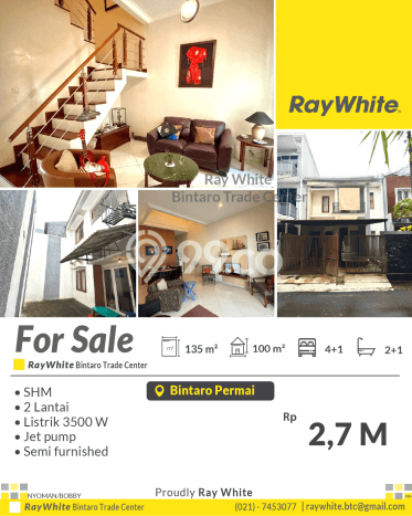 Rumah Luxury Modern Siap Huni di Bintaro Jakarta Selatan Rumah Luxury Modern Siap Huni di Bintaro Jakarta Selatan