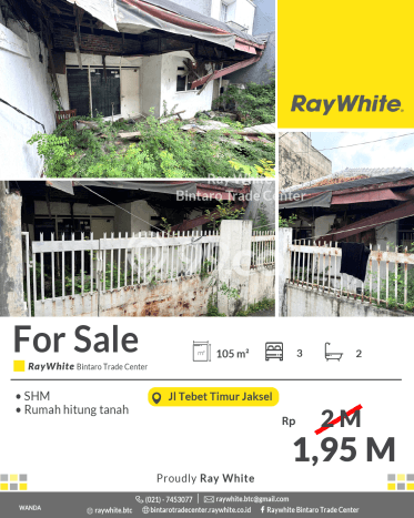 Jual Rumah Bagus Siap Huni LB 105m2 di Tebet, Jakarta Selatan Jual Rumah Bagus Siap Huni LB 105m2 di Tebet, Jakarta Selatan