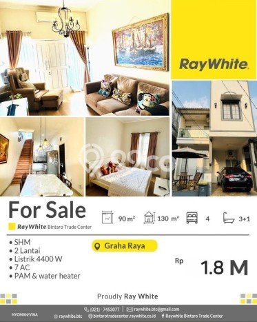Jual Rumah Modern 4 KT di Graha Raya, Tangerang Selatan Jual Rumah Modern 4 KT di Graha Raya, Tangerang Selatan