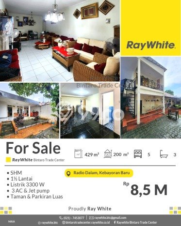 Lahan untuk Dijual Lokasi Kebayoran Baru, Jakarta Selatan Luas 429m2 SHM Lahan untuk Dijual Lokasi Kebayoran Baru, Jakarta Selatan Luas 429m2 SHM