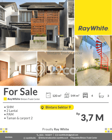 Dijual Rumah Mewah Elegan Dengan View Cantik di Bintaro, Tangerang Selatan Dijual Rumah Mewah Elegan Dengan View Cantik di Bintaro, Tangerang Selatan