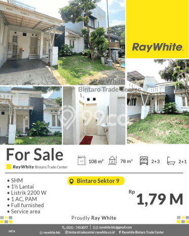 Dijual Rumah Modern 2 KT di Bintaro, Tangerang Selatan Dijual Rumah Modern 2 KT di Bintaro, Tangerang Selatan