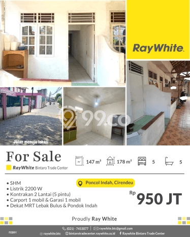 Jual Rumah Bagus Siap Huni LB 178m2 di Ciputat, Tangerang Selatan Jual Rumah Bagus Siap Huni LB 178m2 di Ciputat, Tangerang Selatan
