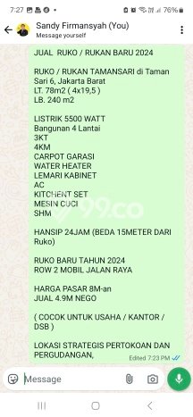Ruko Bagus Dijual di Tamansari Jakarta Barat Lokasi Strategis Cocok untuk Kembangkan Bisnis Ruko Bagus Dijual di Tamansari Jakarta Barat Lokasi Strategis Cocok untuk Kembangkan Bisnis