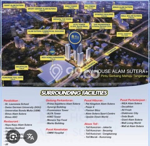 Apartemen Favorit Modern Dijual di Tangerang dengan 4 Kamar Tidur Apartemen Favorit Modern Dijual di Tangerang dengan 4 Kamar Tidur