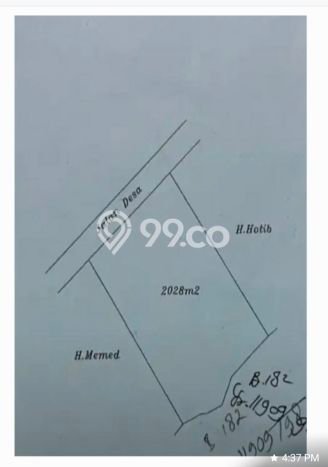 Tanah Kavling untuk Dijual di Pagedangan Tangerang 2028m2 Tanah Kavling untuk Dijual di Pagedangan Tangerang 2028m2