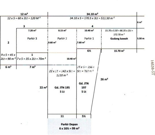 Kantor Bagus LT 1200m2 LB 2954m2 Dijual di Jatinegara Jakarta Timur Kantor Bagus LT 1200m2 LB 2954m2 Dijual di Jatinegara Jakarta Timur