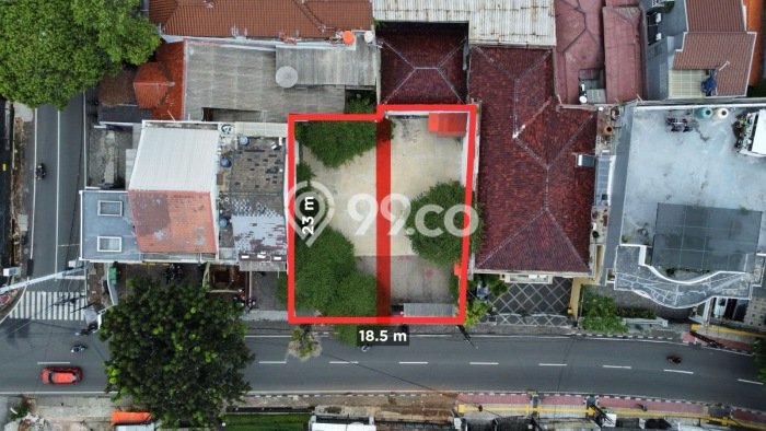 Tanah Komersial di Tebet, Luas 189m², Akses Mudah Tanah Komersial di Tebet, Luas 189m², Akses Mudah