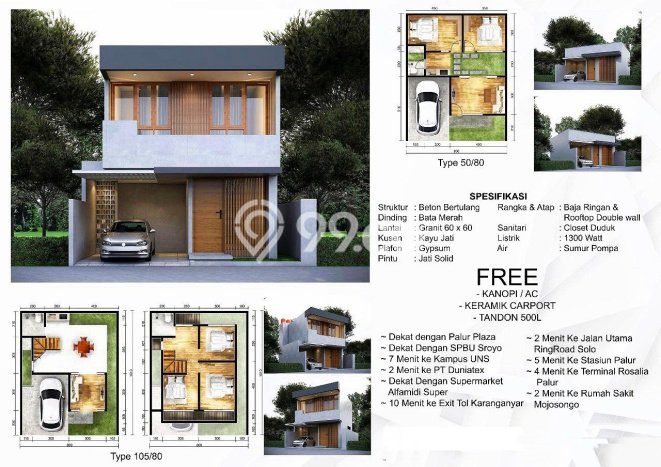 For Sale Rumah 3 Kamar Lokasi Strategis Bagus dan Strategis di Jaten For Sale Rumah 3 Kamar Lokasi Strategis Bagus dan Strategis di Jaten