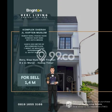 Rumah Modern Minimalis 3 KT Bisa Langsung Pindah di Medan Helvetia Rumah Modern Minimalis 3 KT Bisa Langsung Pindah di Medan Helvetia