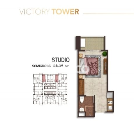 Dijual Apartemen Strategis di Medan Barat Medan 1 Kamar Tidur Dijual Apartemen Strategis di Medan Barat Medan 1 Kamar Tidur
