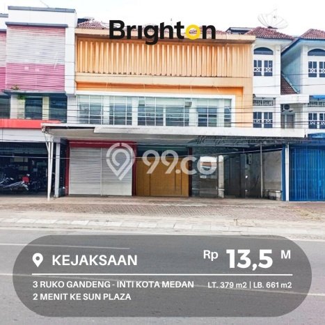 Ruko Paling Dicari LB 661m2 Dijual di Medan Petisah Ruko Paling Dicari LB 661m2 Dijual di Medan Petisah