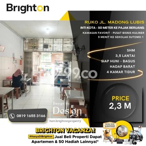 Ruko Usaha Dijual di Medan Timur Medan LT 96m2 & LB 192m2 Ruko Usaha Dijual di Medan Timur Medan LT 96m2 & LB 192m2