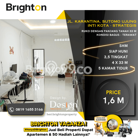 Ruko Dijual di Medan Timur Medan dengan Luas Bangunan 240m2 Ruko Dijual di Medan Timur Medan dengan Luas Bangunan 240m2