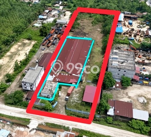 Area Ramai! Gudang Dijual di Pekanbaru Kota untuk Bisnis Luas Bangunan 2360m2 Area Ramai! Gudang Dijual di Pekanbaru Kota untuk Bisnis Luas Bangunan 2360m2