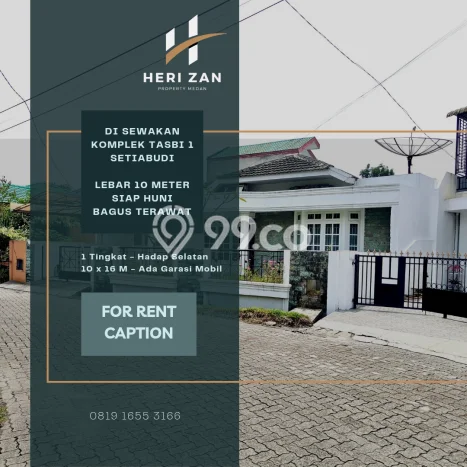 Lokasi strategis! Rumah siap pakai dikontrakkan di Medan Sunggal LB 130m2 Lokasi strategis! Rumah siap pakai dikontrakkan di Medan Sunggal LB 130m2