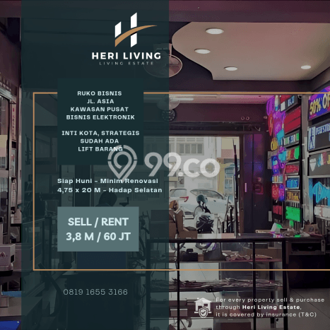 Ruko Komersial Dijual di Medan Kota Medan LT 80m2 & LB 228m2 Ruko Komersial Dijual di Medan Kota Medan LT 80m2 & LB 228m2