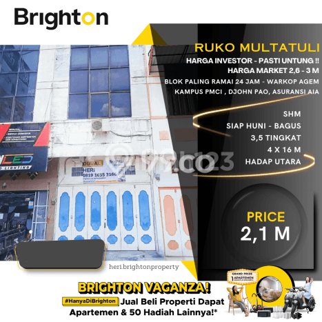 Dijual Ruko Premium di Medan Maimun, Luas 192m2m², Mainroad, Kawasan Komersial Dijual Ruko Premium di Medan Maimun, Luas 192m2m², Mainroad, Kawasan Komersial