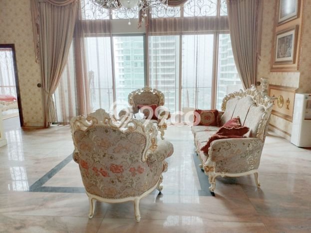 Apartemen St. Moritz Brand New 3BR 3 Unit Jadi 1 Full Furnished Design Orange Elegant Apartemen St. Moritz Brand New 3BR 3 Unit Jadi 1 Full Furnished Design Orange Elegant