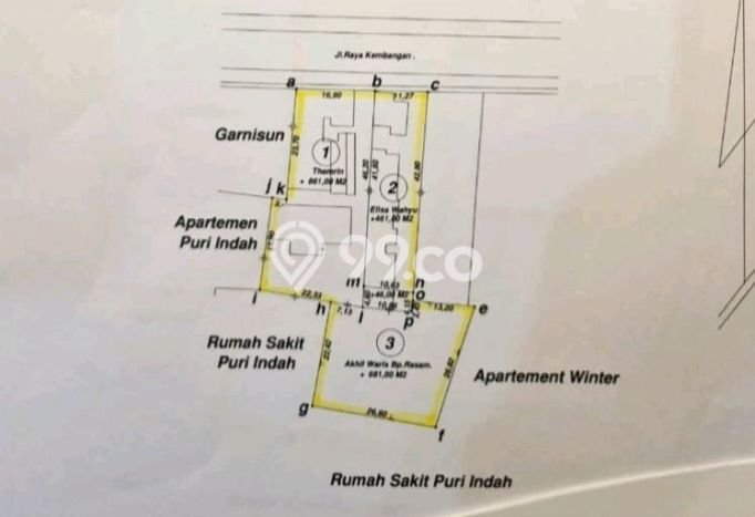 Tanah Strategis Cocok Untuk Paddle, Studio Renang, Lapangan Olah Raga, Town House, Restaurant Lokasi Dekat Apartment, Hotel, Rs Teletak Di Raya Kembangan Puri Indah Tanah Strategis Cocok Untuk Paddle, Studio Renang, Lapangan Olah Raga, Town House, Restaurant Lokasi Dekat Apartment, Hotel, Rs Teletak Di Raya Kembangan Puri Indah