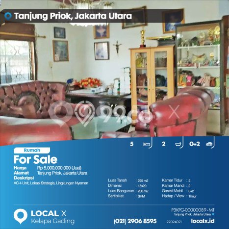 Siap Huni Hunian Elit 5 Kamar di Tanjung Priok Dekat ke Mana Pun Siap Huni Hunian Elit 5 Kamar di Tanjung Priok Dekat ke Mana Pun