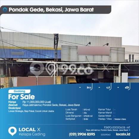 Paling Dicari! Gudang Dijual di Pondok Gede Harga Kompetitif Paling Dicari! Gudang Dijual di Pondok Gede Harga Kompetitif