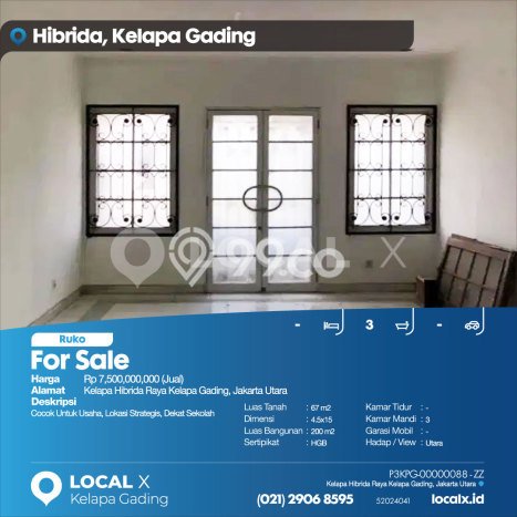 Dijual Ruko di Kelapa Gading, Jakarta Utara Harga Penawaran Spesial Dijual Ruko di Kelapa Gading, Jakarta Utara Harga Penawaran Spesial