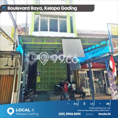 Ruko Komersial Dijual di Kelapa Gading Jakarta Utara LT 72m2 & LB 67m2 Ruko Komersial Dijual di Kelapa Gading Jakarta Utara LT 72m2 & LB 67m2