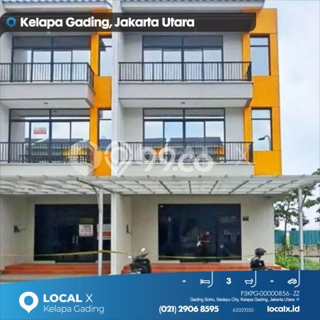 FOR SALE! Ruko di Kelapa Gading Jakarta Utara, LT 105m2, LB 279m2 FOR SALE! Ruko di Kelapa Gading Jakarta Utara, LT 105m2, LB 279m2