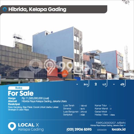 Unit Ruko Strategis di Kelapa Gading, Jakarta Utara Potensi Bisnis Besar Unit Ruko Strategis di Kelapa Gading, Jakarta Utara Potensi Bisnis Besar