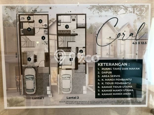 Rumah Modern 3 KT LT 52m2 di Teluk Naga Rumah Modern 3 KT LT 52m2 di Teluk Naga