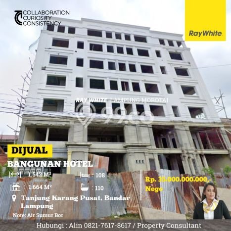 Rumah Lingkungan Asri kawasan Tanjung Karang Pusat, Bandar Lampung, LT 1542m2m² Bangunan 1664m2m² Rumah Lingkungan Asri kawasan Tanjung Karang Pusat, Bandar Lampung, LT 1542m2m² Bangunan 1664m2m²