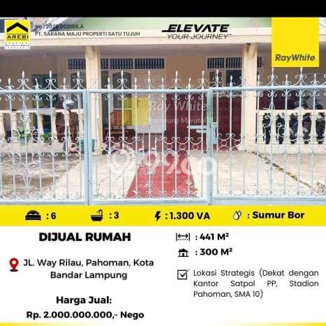 Rumah Strategis Modern Lb 441m2 di Teluk Betung Utara, Bandar Lampung Rumah Strategis Modern Lb 441m2 di Teluk Betung Utara, Bandar Lampung