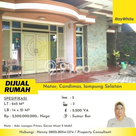 Dijual Rumah Strategis Bagus Punya 5 KT di Natar Lampung Selatan SHM Dijual Rumah Strategis Bagus Punya 5 KT di Natar Lampung Selatan SHM