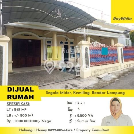 Dijual Rumah 4 Kamar Lokasi Strategis Nyaman dan Strategis di Kemiling Dijual Rumah 4 Kamar Lokasi Strategis Nyaman dan Strategis di Kemiling