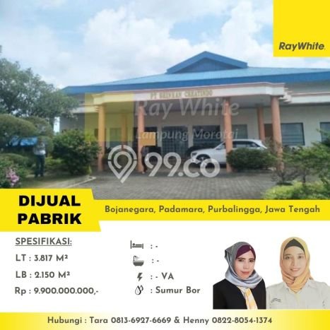 Unit Pabrik Strategis di Padamara, Purbalingga Potensi Cuan Besar Unit Pabrik Strategis di Padamara, Purbalingga Potensi Cuan Besar