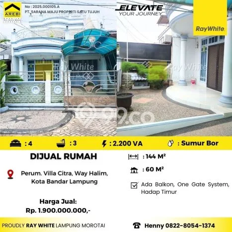 Rumah Terjangkau Dijual Area Way Halim, Bandar Lampung Harga Rp 0 Ribu Rumah Terjangkau Dijual Area Way Halim, Bandar Lampung Harga Rp 0 Ribu