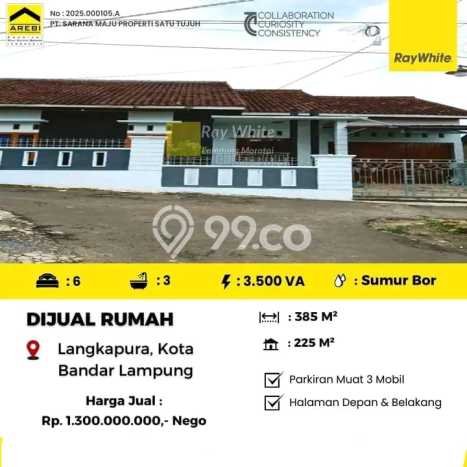 Dijual Cepat Rumah Bagus Siap Huni LB 225m2 di Tanjung Karang Barat, Bandar Lampung Dijual Cepat Rumah Bagus Siap Huni LB 225m2 di Tanjung Karang Barat, Bandar Lampung