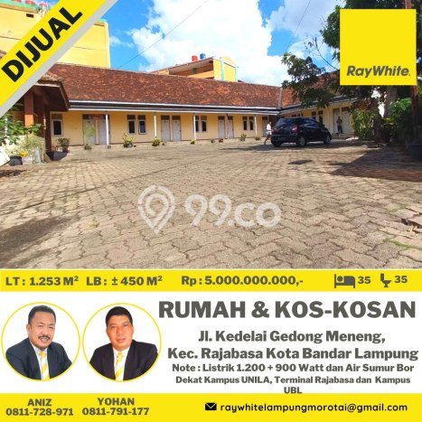 Rumah 35 KT 35 KM di Lokasi Strategis Rajabasa, Bandar Lampung Rumah 35 KT 35 KM di Lokasi Strategis Rajabasa, Bandar Lampung