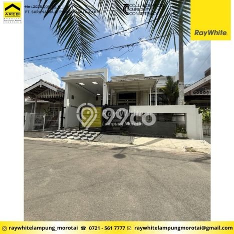 Rumah Strategis Modern Lb 126m2 di Way Halim, Bandar Lampung Rumah Strategis Modern Lb 126m2 di Way Halim, Bandar Lampung